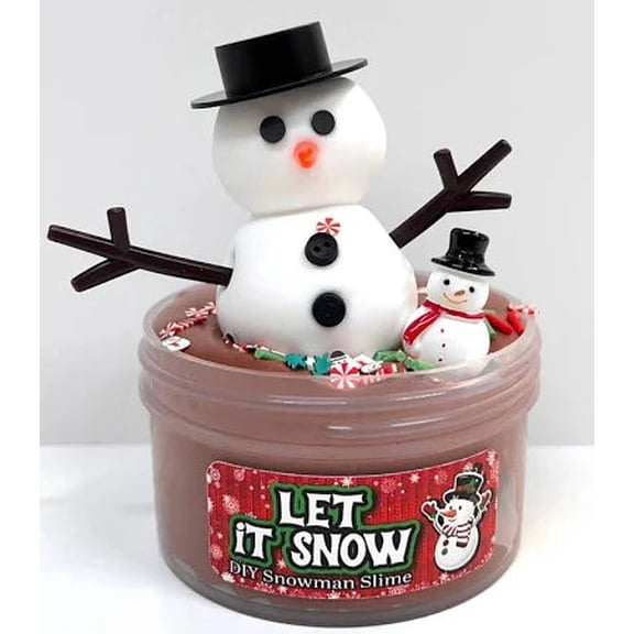 LET IT SNOW SNOWMAN SLIME