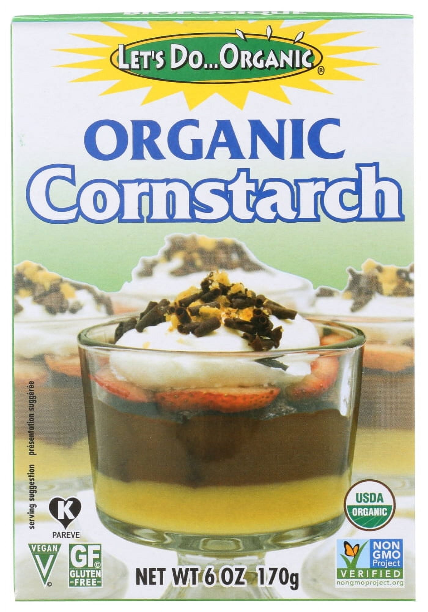 LET'S DO, ORGANIC CORNSTARCH, 6 oz.