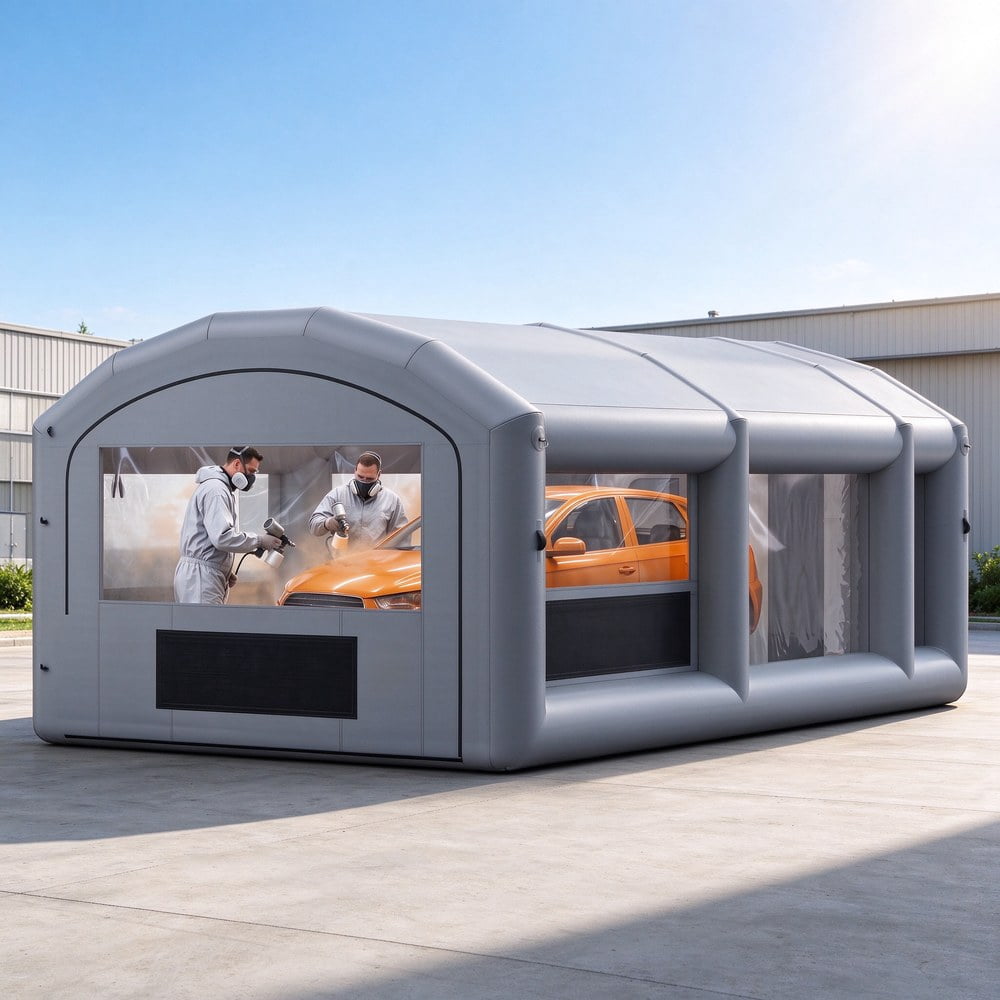 LET'S PATIO Portable Inflatable Paint Booth - Walmart.com