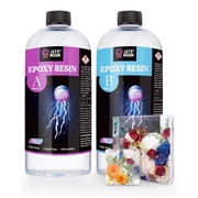 LETS RESIN 64oz Casting Epoxy Resin, Bubble Free & Crystal Clear Epoxy Kit, 2 Part Resin and Hardener for Jewelry Making, Crafts, Tumbler, Art