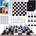 thumbnail image 1 of LET'S RESIN Chess Mold Set - 16 Piece 3D Full Size Chess & Board Silicone Mold for Resin Casting, DIY Gifts, 1 of 8
