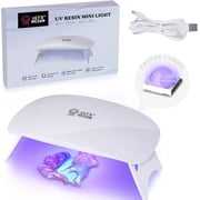 LET'S RESIN Mini UV Light - 2.5X Higher Energy, Fast Curing & 84g Lightweight for Jewelry & Crafts