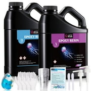 LET'S RESIN Upgrade 1 Gallon Epoxy Resin Kit, Bubble Free & Crystal Clear Epoxy Resin for Table Top, Casting, Art, Molds