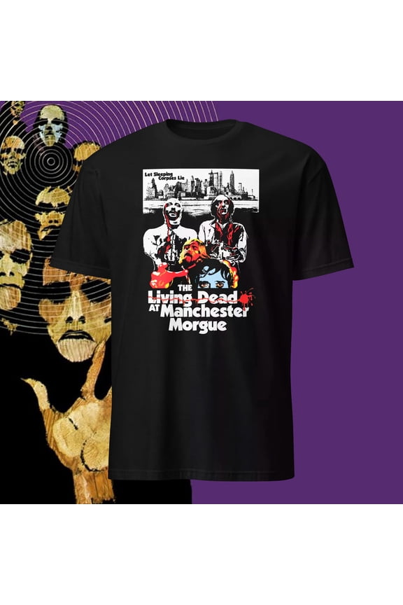 LET SLEEPING CORPSES LIE - T-Shirt Classic Horror Zombies 1974 Jorge Grau