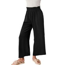 Onegirl Summer Pants for Women Petite Palazzo Pants for Women Plus Size ...