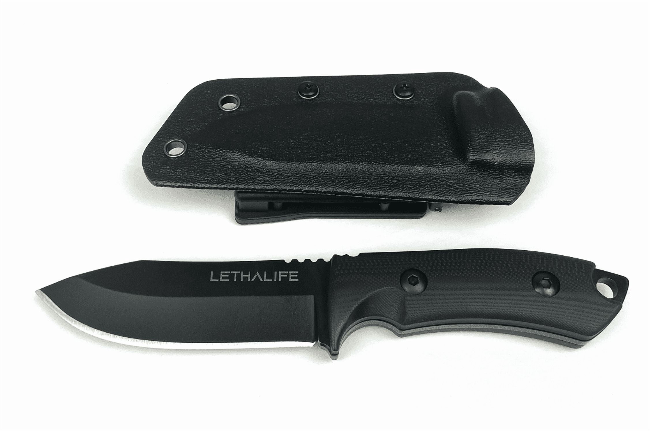 LETHALIFE Tactical Full Tang Hunting Knife, Fixed Blade