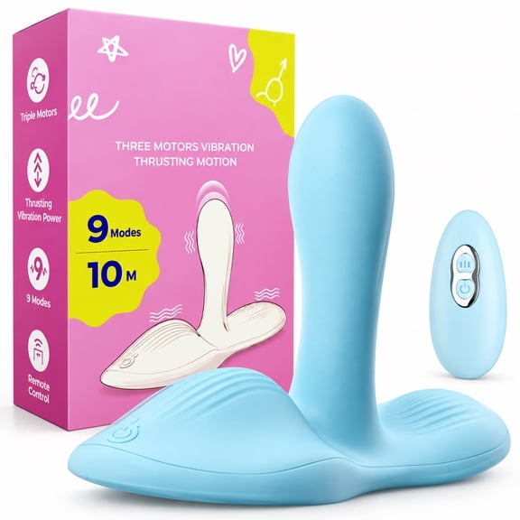 AYIYUN Remote Control Vibrators Waterproof Adult Sex Toys with 9 Vibration & 9 Thrusting Modes Vibrating Massager for Women Female Couple