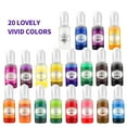 thumbnail image 1 of LETIGO Epoxy 0.35 oz Multicolor Resin Liquid UV Coloring Dye Colorant Pigment Mix 20 Pack, 1 of 8