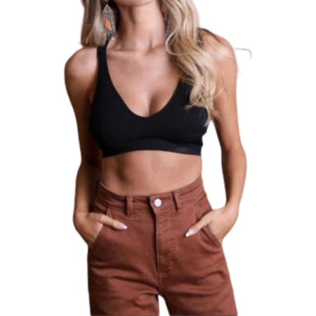 LETO Lace Racerback Bralette