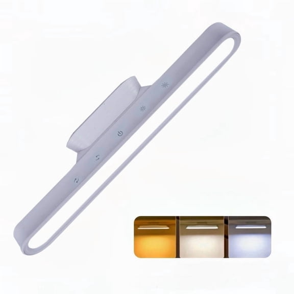 LETOUR Dimmable Touch Cabinet Light 3 Lighting Colors Magnetic Work Lights Eye Protection Reading Lamp Wireless Portable Emergency Light