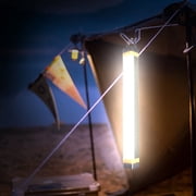 LETOUR LED Tube 1000 Lumen 3 مستويات التعتيم 2 أوضاع الإضاءة فانوس التخييم المغناطيسي مع بطارية 1200 مللي أمبير في الساعة، IPX4 مقاوم للماء، ضوء محمول قابل لإعادة الشحن للتخييم والمشي لمسافات طويلة وحالات الطوارئ