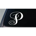 thumbnail image 1 of LETTER P 6" monogram sticker decal truck car window teach craft initials *D787*, 1 of 1