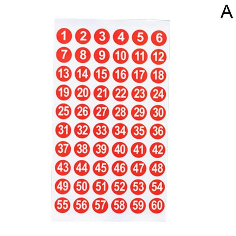 Rub-on Sticker, Letters And Numbers, H: 17 mm, 12,2x15,3 cm, Red, 1 Pack
