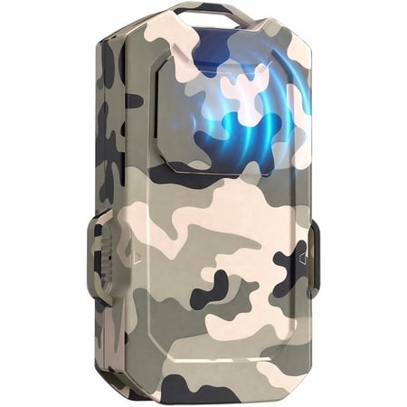 LETWESAF Wireless Radar Motion Detector Sensor, Add-on Accessory Only, 1/2 mile Range Rechargeable Waterproof Outdoor Security Sensor