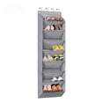 thumbnail image 1 of LEUCHTAMOR Over The Door Shoe Organizer for Closet with 8 Large Deep Pockets, Narrow Shoe Rack for Door Hanging Boots Storage,Black,Fits 20 Pairs Shoe, 1 of 7