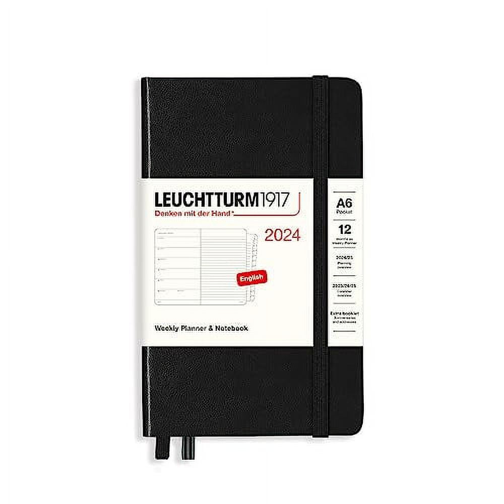 LEUCHTTURM1917 Weekly Planner & Notebook 2024 with extra booklet