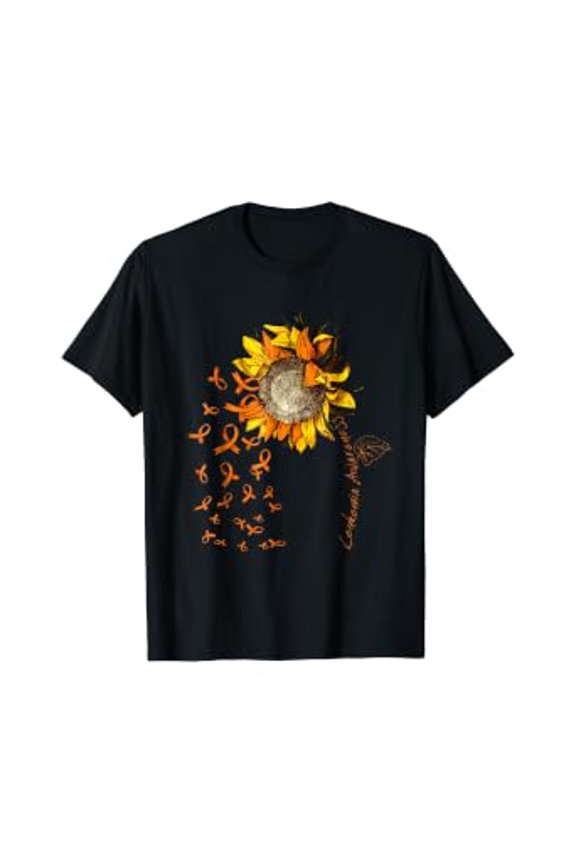 LEUKEMIA Awareness Sunflower T-shirt