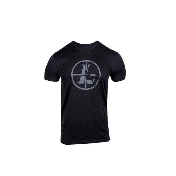 LEUPOLD Adult Male Distressed Reticle Black Tee, XXXL (182917)