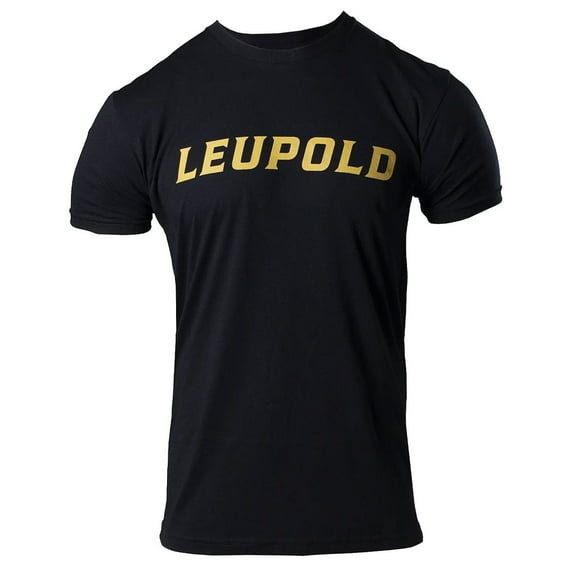 LEUPOLD Adult Male Wordmark T-Shirt, Color: Black, Size: M (180239)