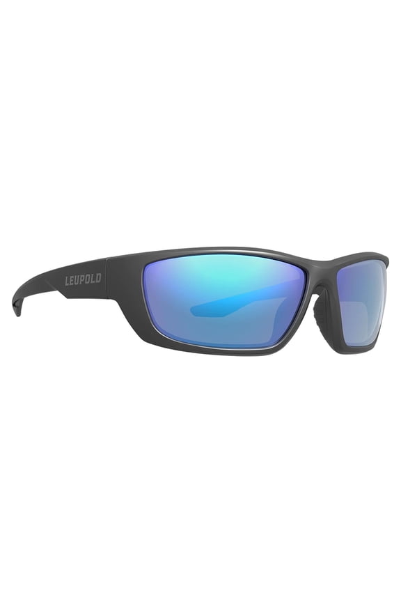 Cheyenne Matte Black/Blue Mirror Sunglasses (186746)