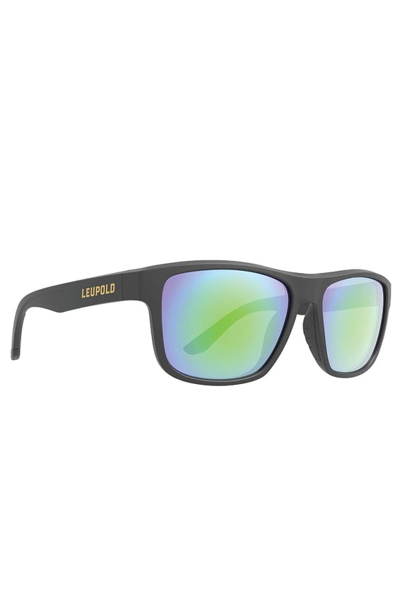 Katmai Matte Black Frame/Emerald Mirror Lens Sunglasses (179099)