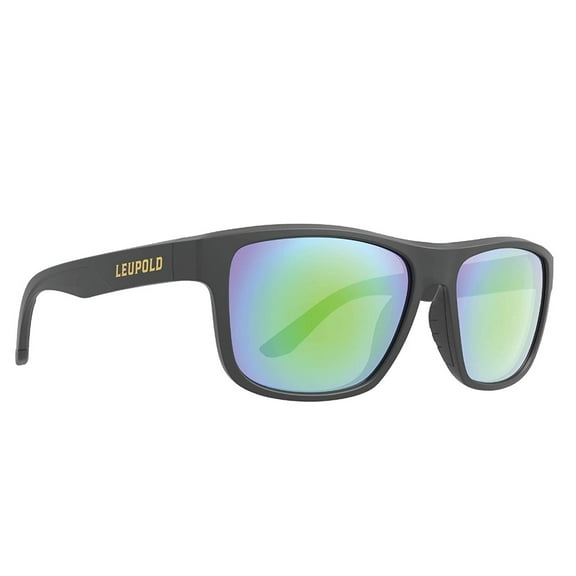 LEUPOLD Katmai Matte Black Frame/Emerald Mirror Lens Sunglasses (179099)