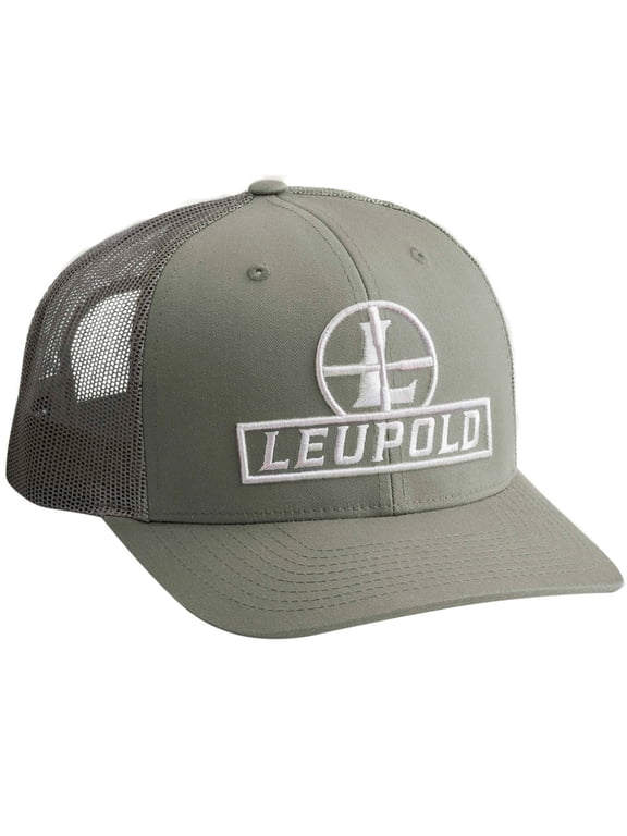 Unisex Leupold Reticle Snap-Back Loden Green Trucker Hat, OSFA (178014)