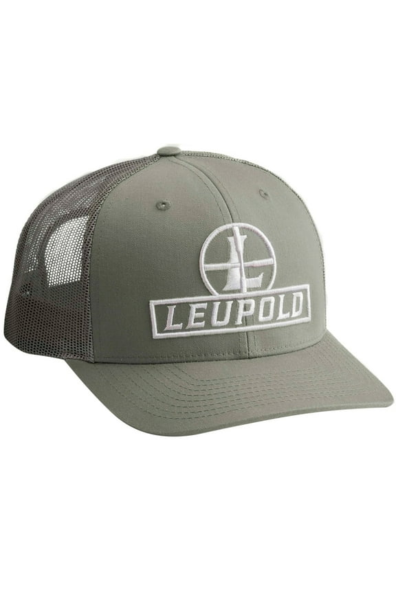 Unisex Leupold Reticle Snap-Back Loden Green Trucker Hat, OSFA (178014)