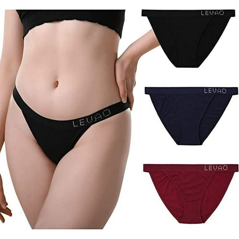 Women's Cotton Bikini Underwear (3 Pack)