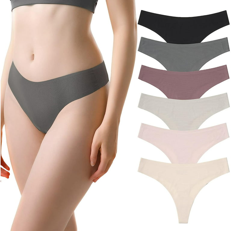 Women's Seamless Cheeky Bikini Panties Underwear