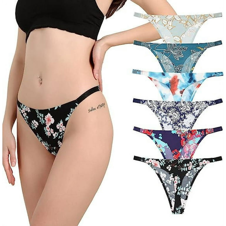 LEVAO Cotton Thongs for Women Sexy Underwear G-String Panties
