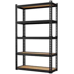 LEVELEVE 5-Tier Heavy Duty Storage Shelf, 2000LBS Load Capacity - Adjustable Metal Utility Rack for Garage, Kitchen, Pantry & More