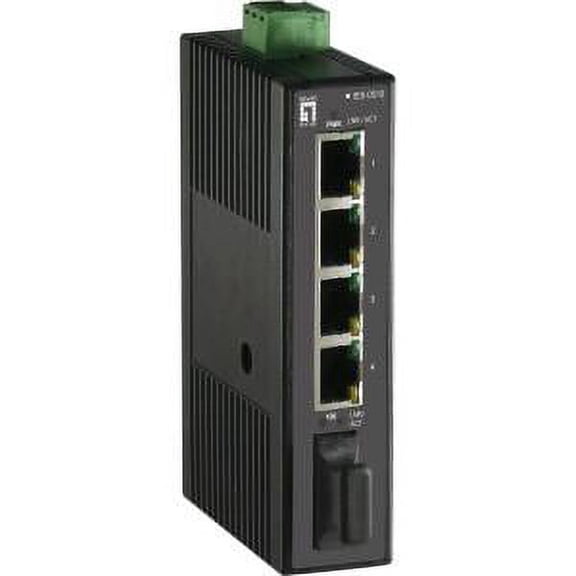 LEVELONE 4 FE + 1 MM SC UNMNGD SWITCH 4 FE + 1 MM SC 10 TO 60C