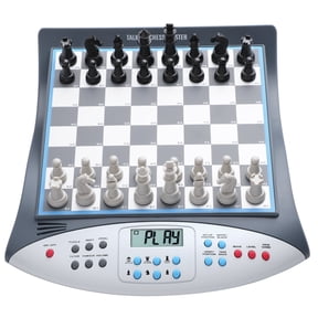 LEVEROAM LC180 Electronic Chess Set with Voice Teaching System, Magnetic Computer Chess Game, Great Partner for Beginners & Improving Players, Electronic Chess Board Grows Your Chess Skills