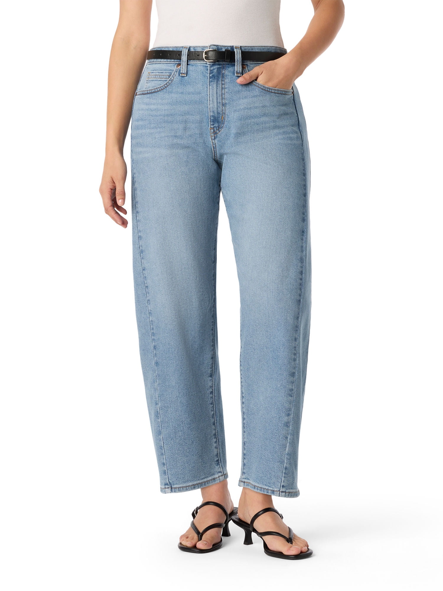 Levi Strauss Signature Women's and Women's Plus Vintage Barrel Jeans, Sizes 2-18