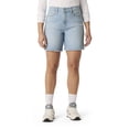 thumbnail image 1 of Levi Strauss Signature Women's and Women's Plus Vintage Relaxed Mid Thigh Shorts, Sizes 2-18, 1 of 7