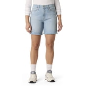 Levi Strauss Signature Women's and Women's Plus Vintage Relaxed Mid Thigh Shorts, Sizes 2-18
