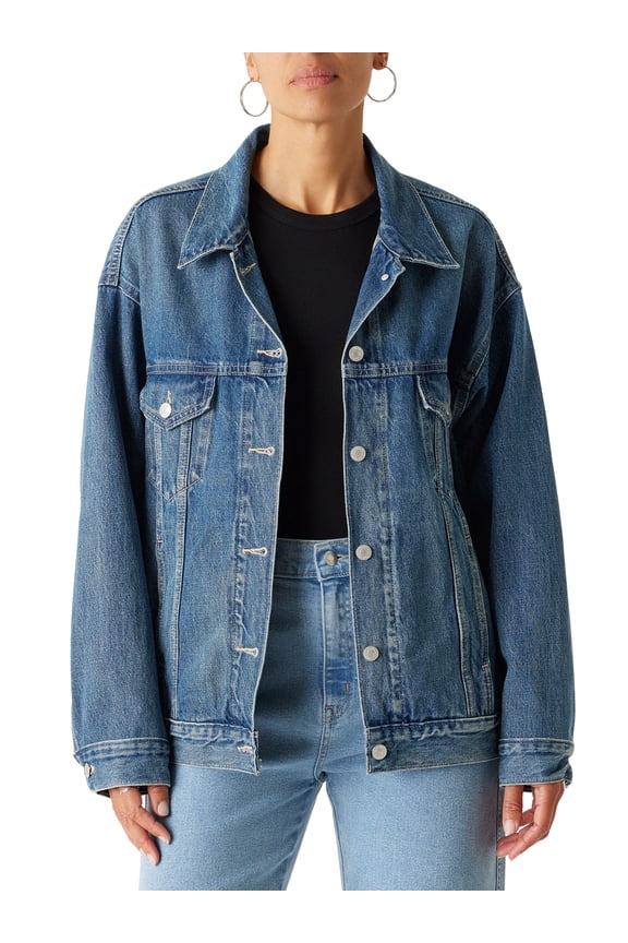 Women's Loose Trucker, Sizes XS-XXL