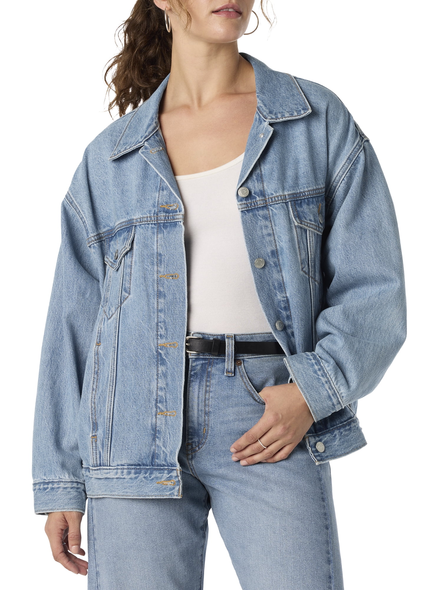 Levi Strauss Signature Women's Loose Trucker, Sizes XS-XXL