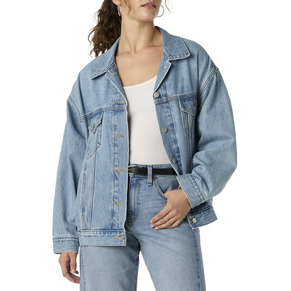 Levi Strauss Signature Women's Loose Trucker, Sizes XS-XXL
