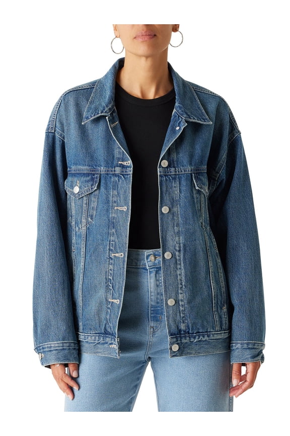 Women's Loose Trucker, Sizes XS-XXL