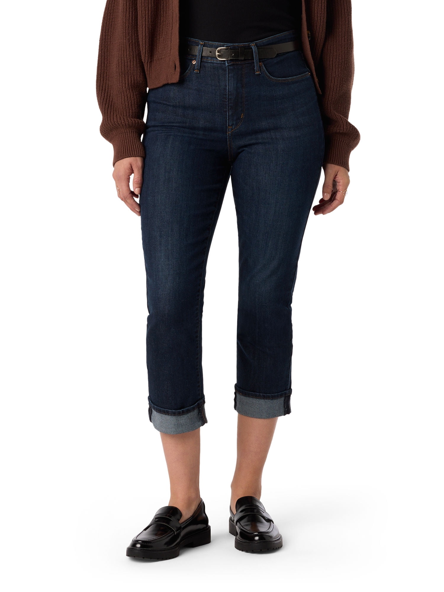 Women's and Women's Plus Mid Rise Capri, Sizes 0-16