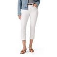 thumbnail image 1 of Levi Strauss Signature Women's and Women's Plus Mid Rise Capri, Sizes 0-16, 1 of 7