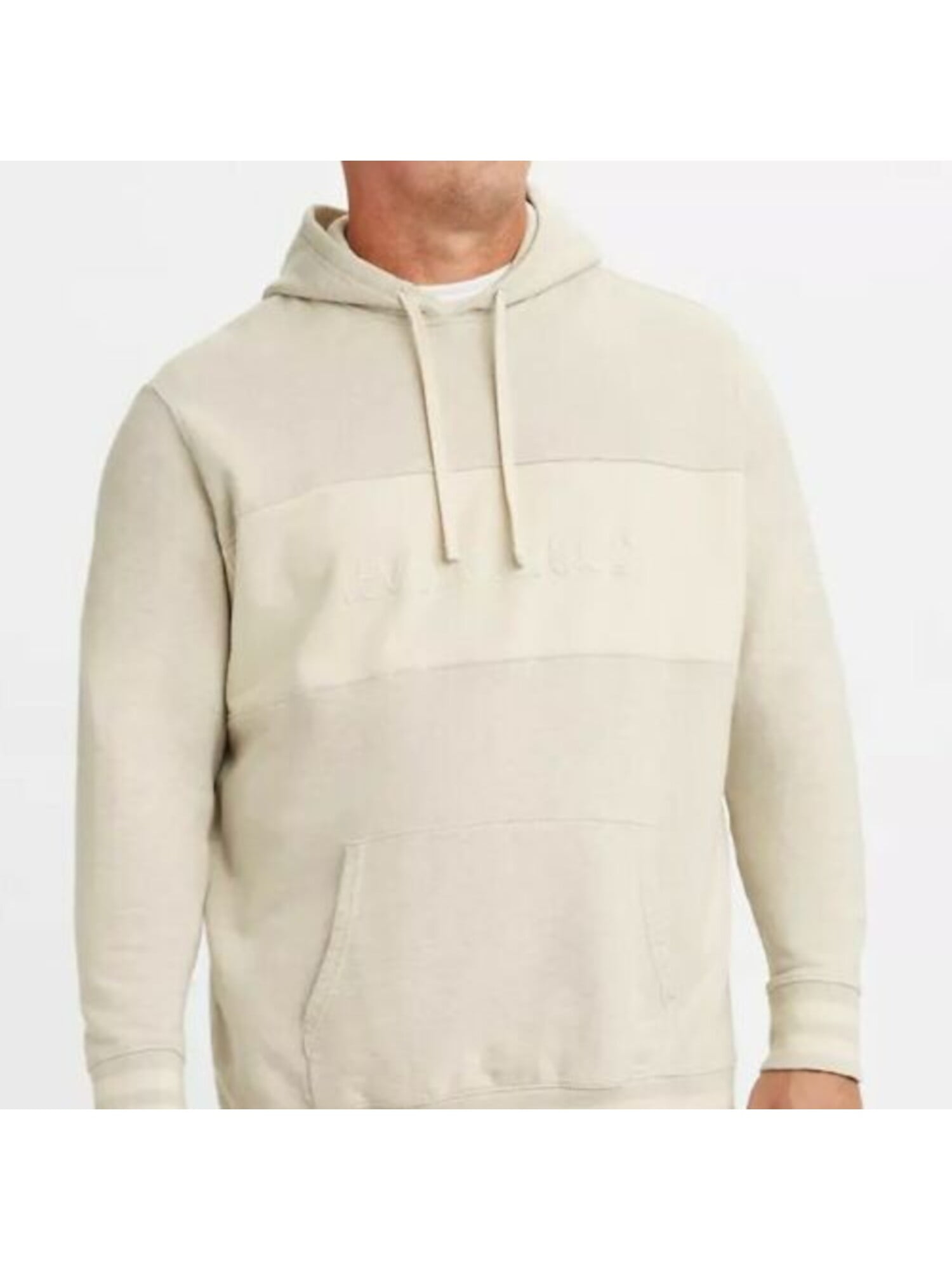 LEVI S Mens Beige Striped Long Sleeve Crew Neck Hoodie S Walmart