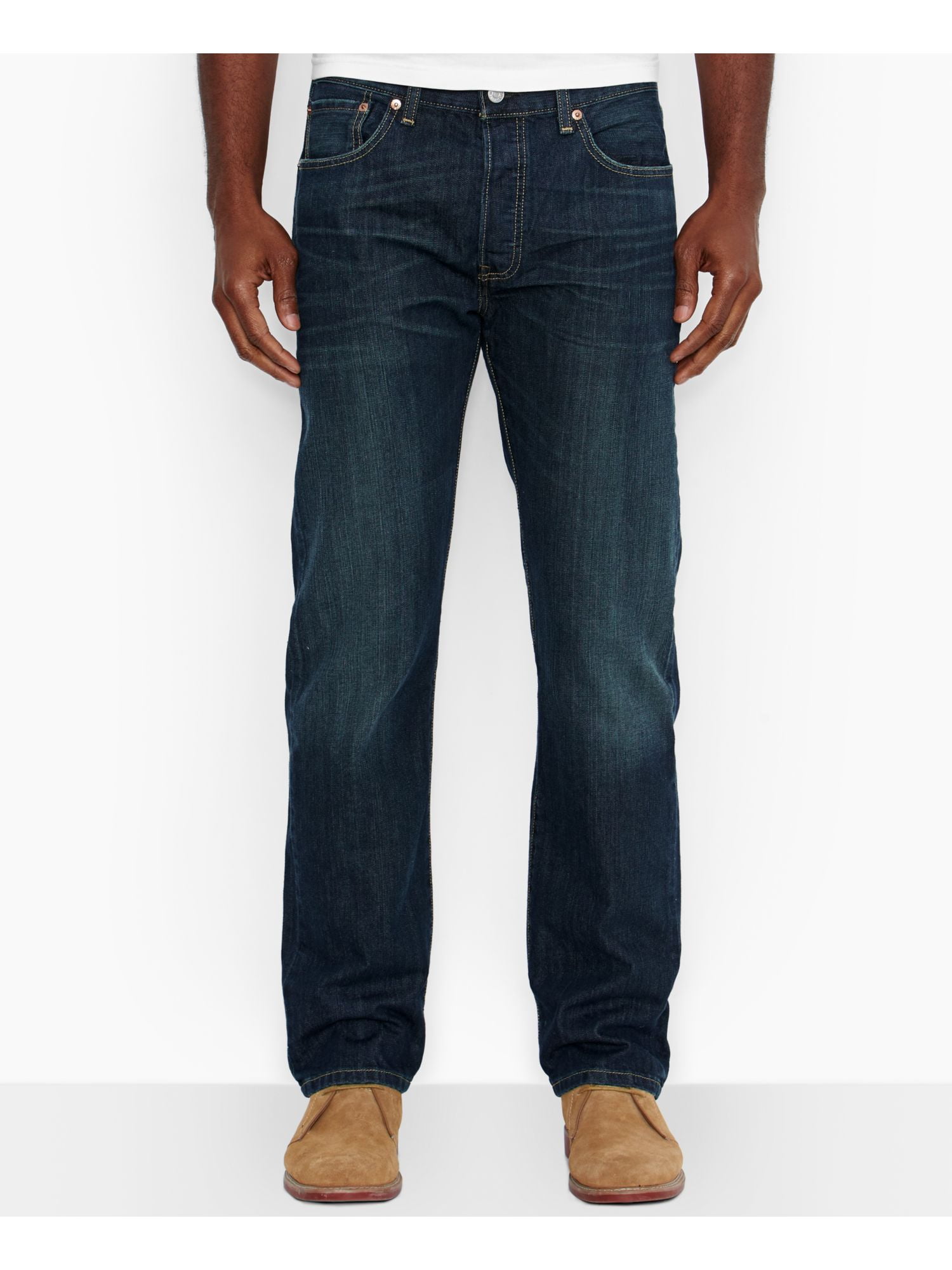 LEVI'S Mens Blue Straight Leg, Jeans 31 X 32 - Walmart.com