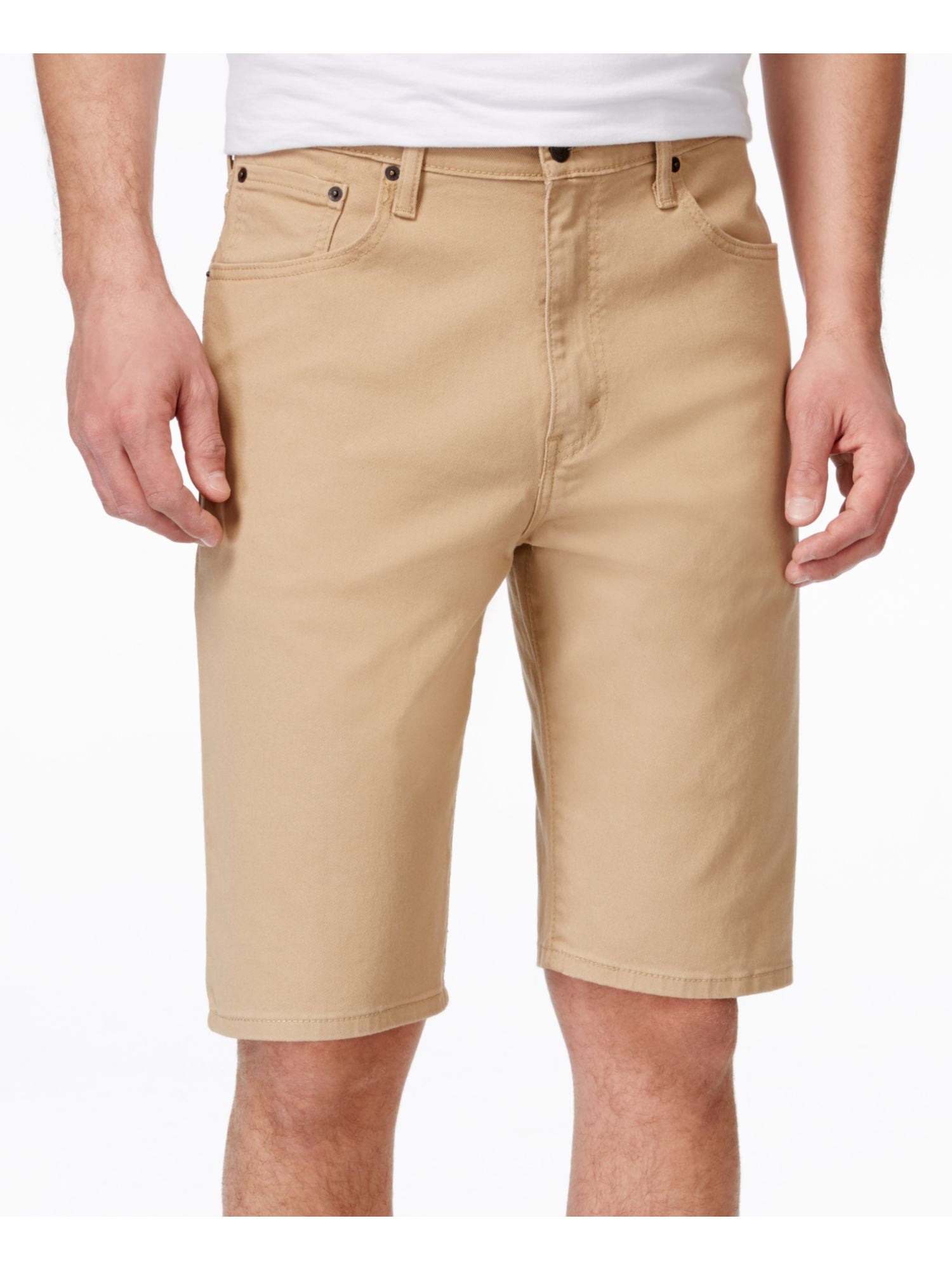 Levi khaki shorts deals