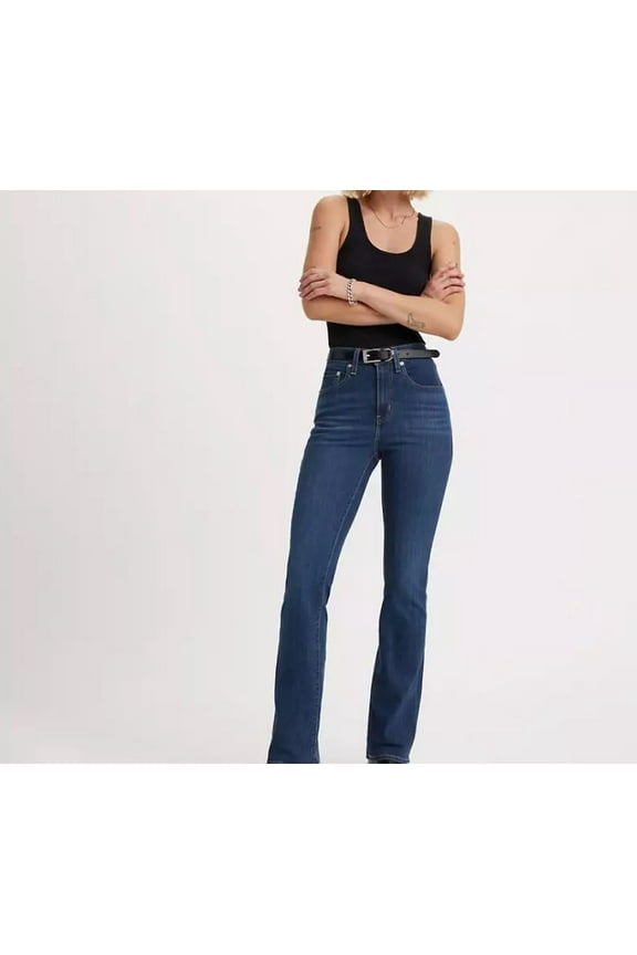 Women's Blue 725 High Rise Bootcut Women's Jeans, 24x34