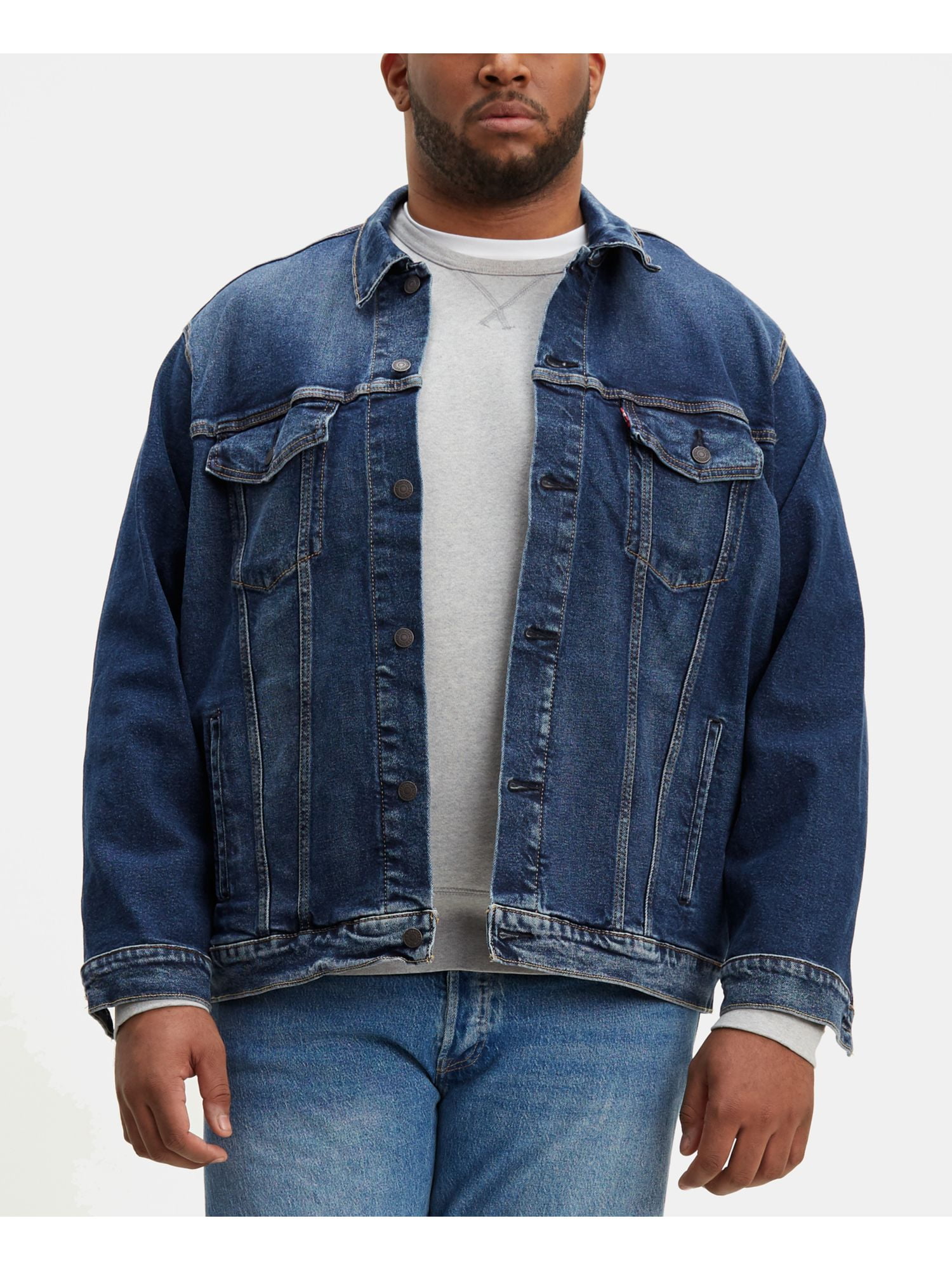 LEVI STRAUSS & CO Mens Blue Denim Jacket 3XL - Walmart.com LEVI STRAUSS & CO Mens Blue Denim Jacket 3XL - Walmart.com