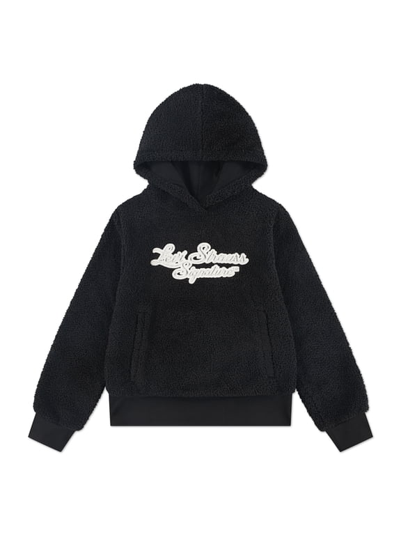 Girls Boucle Hoodie, Size 4-16