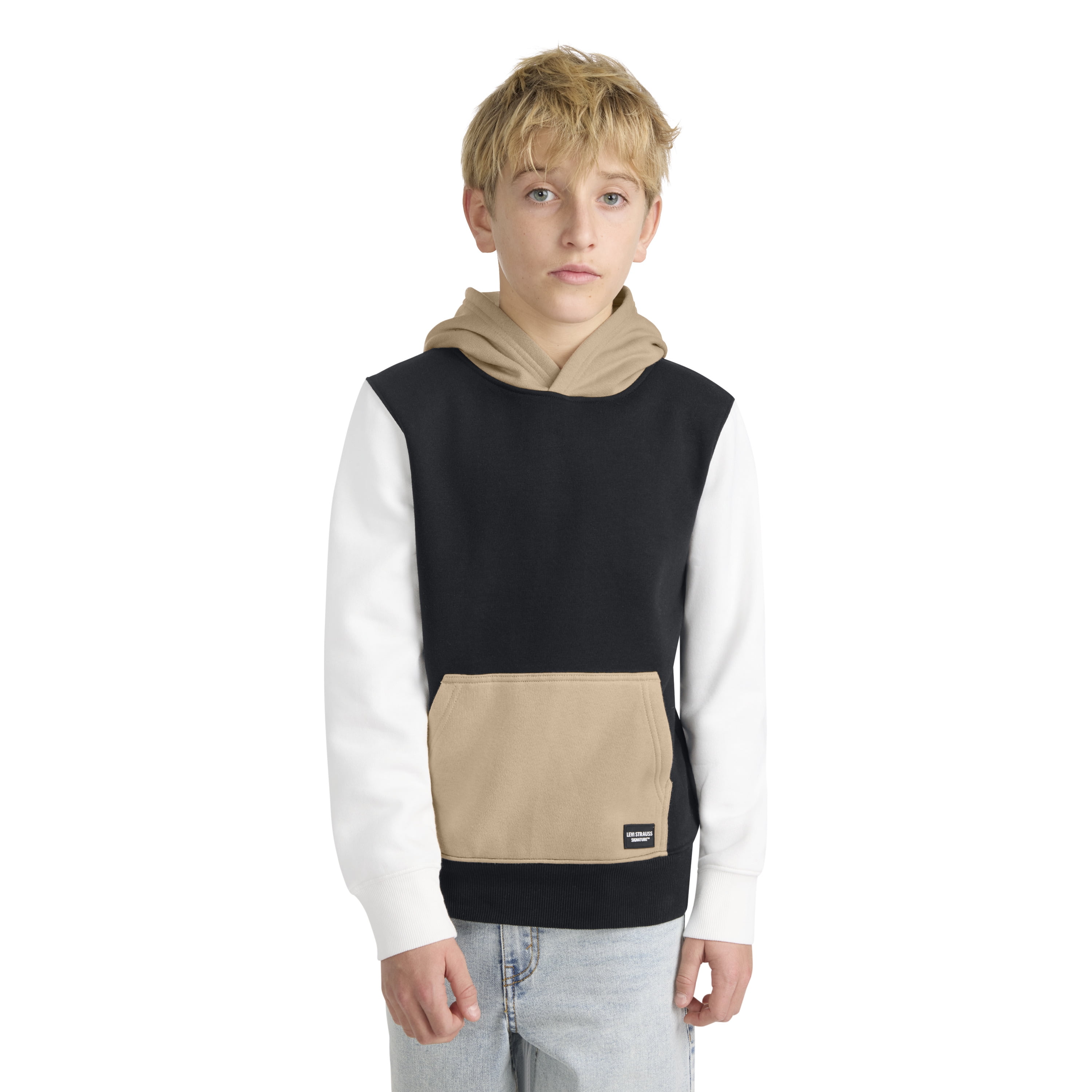 Levi Strauss Signature Boys Fleece Hoodie, Sizes 4-18